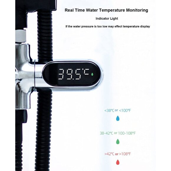 Garden Hose Thermometer Temperature Gauge Water Change Fish Tanks Aquariums F+C - Picture 7 of 10
